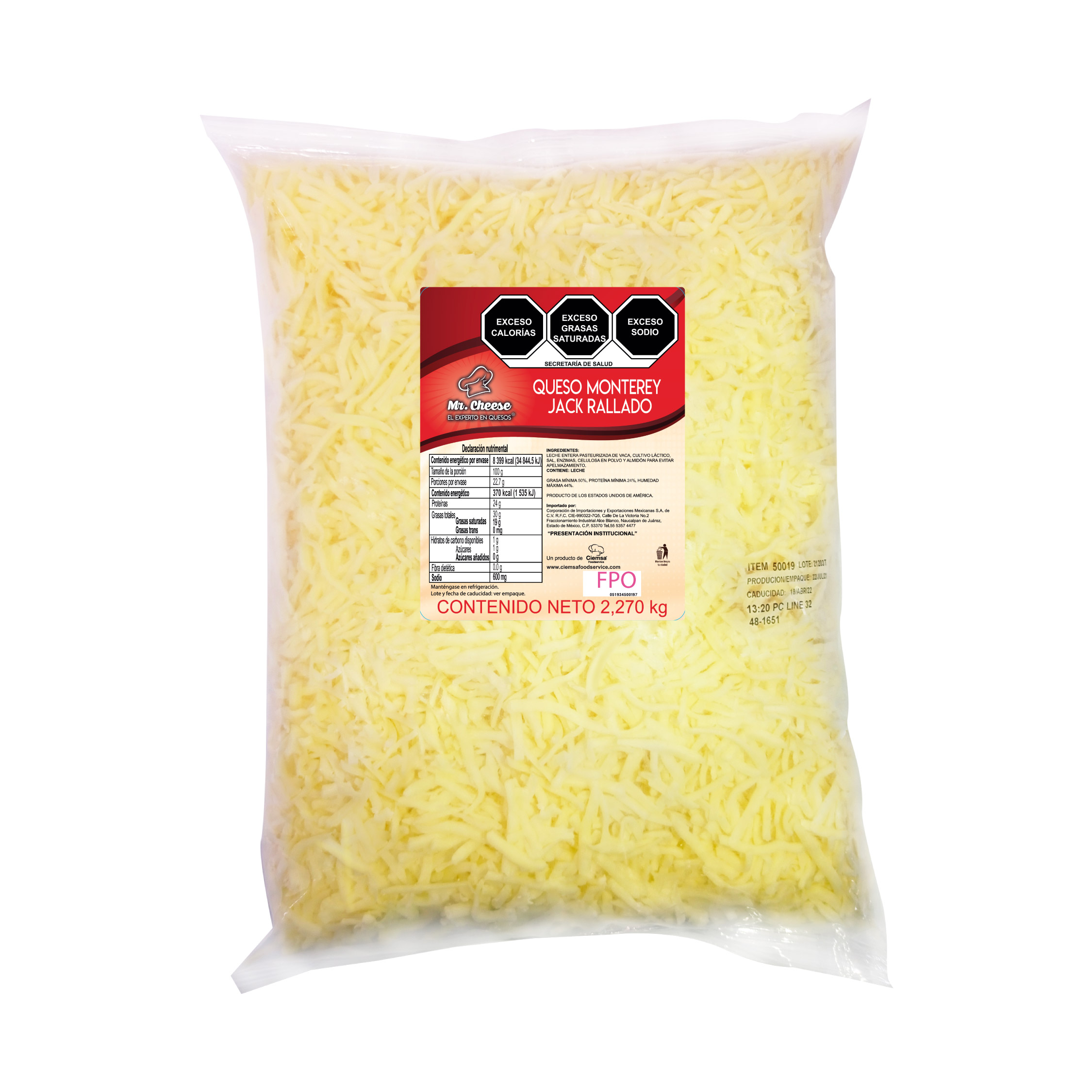 G50019 MONTEREY RALLADO CIEMSA FOODSERVICE