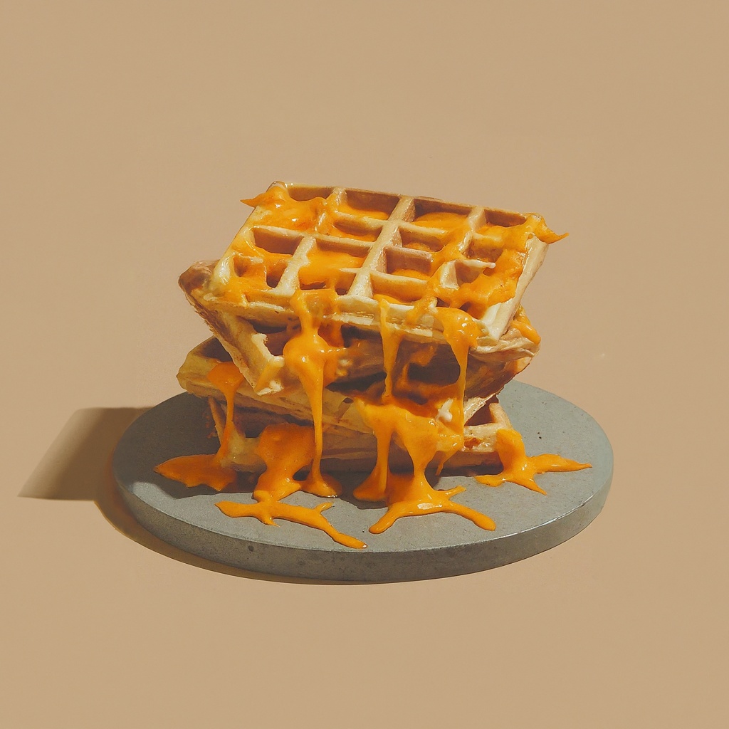 Advertising,-,Podium,Photo,Of,Waffles,With,More,Cheeso,Cheddar